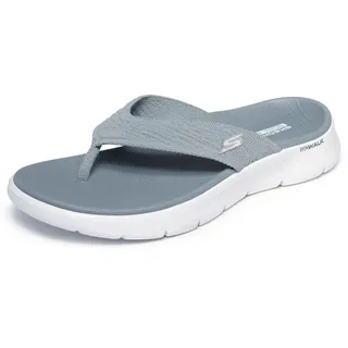 SKECHERS Damen Flip Flop Flipflop, grau, 41 EU