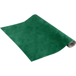 Venilia Klebefolie | Velvet Samtoptik Grün | 67,5cm x 1m, Stärke 140μ | selbstklebende Möbel-Folie, Dekofolie, Tapete, Küchenfolie | PVC ohne Phthalate | Made in EU