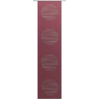 Schiebegardine NEUTEX FOR YOU "Padova" Gr. 2, lila (beere), B:57cm H:175cm, Scherli, Polyester, Gardinen, Schiebegardine, inkl. Befestigungszubehör, Halbtransparent, Sauberer Abschluss, modern