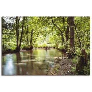 Artland Leinwandbild »Spessart II« Wald 1 Stk. tlg. auf Holzrahmen gespannt, grün