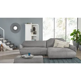 Creation BY ROLF BENZ Ecksofa »CR.480, Designecksofa, L-Form« Wahlweise aus Leder oder Chenille, grau
