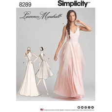 Simplicity Muster 4–8 – 10–12 Schnittmuster Festliche Kleider Schnittmuster, weiß