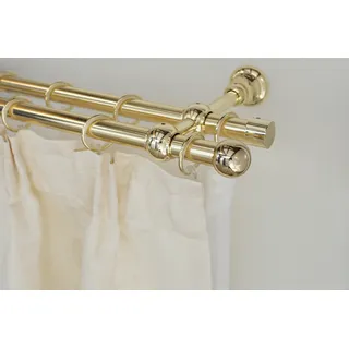 GARESA Vorhangstange Andrea 2-läufig Ø 20 mm 250 cm Grau
