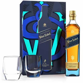 Blue Label Blended Scotch 40% vol 0,7 l Geschenkset