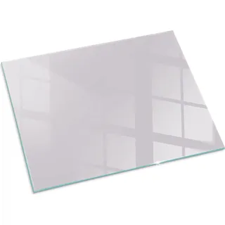 Farbe Hellviolett – Glasbodenplatte für – Kaminofen – Kaminplatte Glas – Schutzglas – Funkenschutzplatte –Glasbodenplatte Feuerfeste – Hitzeschutzplatte – Bodenschutz aus Glas – 80x60 cm - Hellviolett