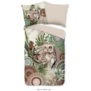 Muller Textil Duvet cover HIP 155x220 + 1* 80x80 cm - mandalas and an owl - Bunt