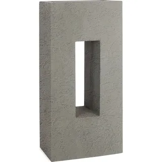 Pflanzwerk Hochbeet Pflanzkübel Vista Premium Frostbeständig Lava 92 cm Grau