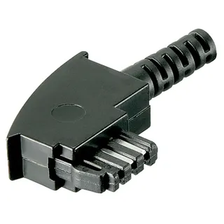 goobay TAE-F-Stecker mit Knickschutz