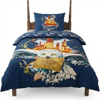 Harry Potter Kinder Bettwäsche Set - Blau
