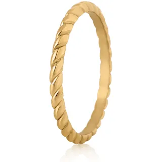 Akitsune Damenring | Eleganter 316L Edelstahlring für Frauen | Wasserfest und Antiallergen | Größe 48 bis 62