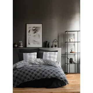 L'Essentiel Linge de Maison, Carlos- CTN3864, Schwarz, Bettdecken, 100% Baumwolle ranforce - Schwarz