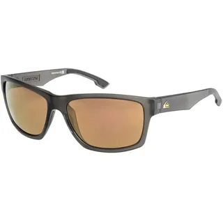 Quiksilver Trailway Plz Polarisierte Sonnenbrille - Smoke / Gold - One Size