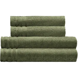KLEINE WOLKE Royal Handtuchset 4-tlg. grün