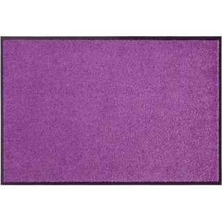 HANSE Home Fußmatte »Wash & Clean«, rechteckig, 7 mm Höhe, Schmutzfangmatte, Türmatte, Innen und Außen, Teppich, Läufer, waschbar HANSE Home violett B: 60 cm   1 St.