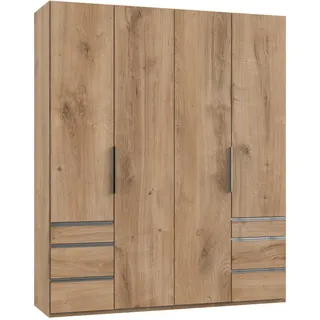 WIMEX Level 200 x 236 x 58 cm Plankeneiche Nachbildung mit Schubladen