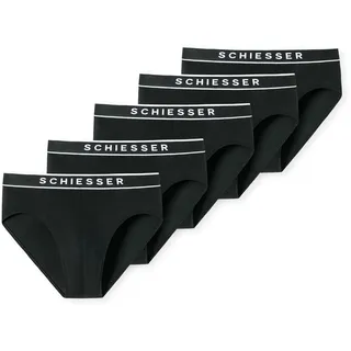 SCHIESSER Herren Slips, Schwarz - Gr.: L