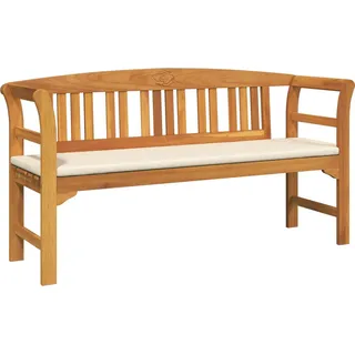 vidaXL Bank Natürlicher Ölfinish 157 x 46 x 82,5 cm Massivholz Akazie - Braun