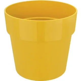 Übertopf elho b.for original Kunststoff Ø 35 H 32 cm ocker inkl. Rollen