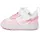 Court Borough Low Recraft Kinder White/Pink 25