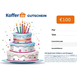 Geschenkgutschein mit Torte