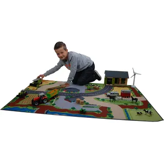 Kids Globe Spielteppich Bauernhof XXL 100x150cm - Bunt