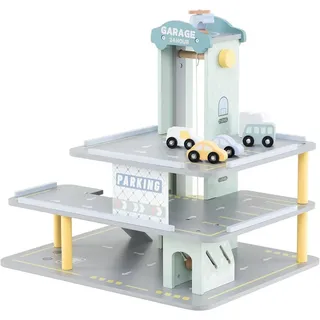 Costway Parkhaus 47cm Multicolor , Holz , 40x47x50 cm , Spielzeug, Sonstiges Spielzeug