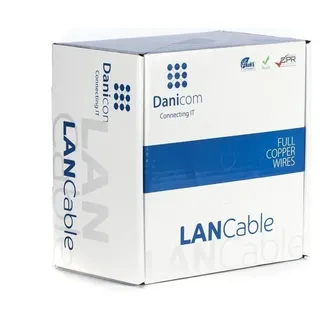 Dsit Danicom Cat6A S/Ftp 100M - Blau