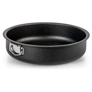 H&h Kuchenform Rund Titan Aluminium Mit Überzug Antihaft Pfluon Black