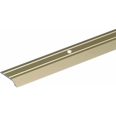 Alberts 490577 Ausgleichsprofil | gebohrt | Aluminium, sandfarbig eloxiert | 900 x 39 mm