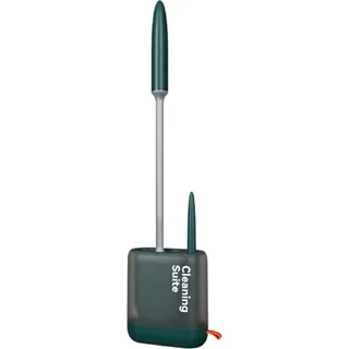 Toilettenbürste, Silikon-Toilettenbürsten- und Halterset mit flexiblen Borsten, rutschfestem Silikongriff und tropffreiem Halter, schnelltrocknende Silikon-Toilettenbürste