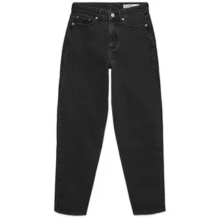 Vero Moda Tessa Mom Ra220 Hochtaillierte Jeans - Dark Grey Denim - 28 - 32