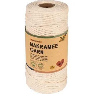 Folia Makramee Garn Natural, 100m Ø35mm 24991