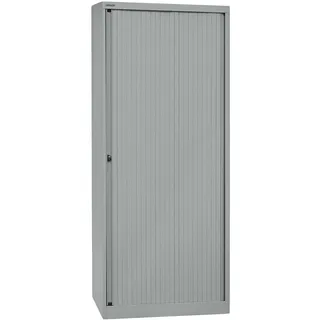 BISLEY Rollladenschrank 80 x 43 x 198 cm silber