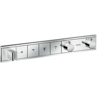 Hansgrohe RainSelect Thermostat Unterputz für 4 Verbraucher mit integriertem Brausehalter (15357000)
