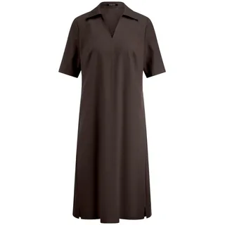 Kleid Hemdkragen Peter Hahn braun