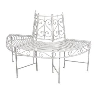 Garden Pleasure Varda 124 x 63 x 82 cm Antik-Weiß