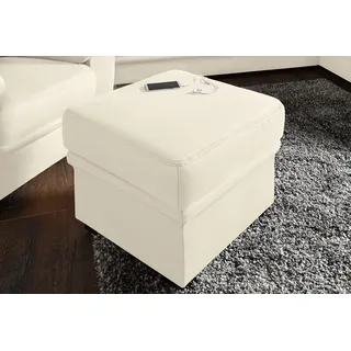 sit&more Hocker »Savoni« mit Stauraumfach, weiß