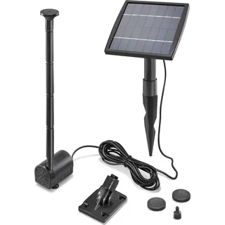 esotec Teichpumpe Wasserspiel Solar-Springbrunnen Kit 1,5/140 PRO Set 101905