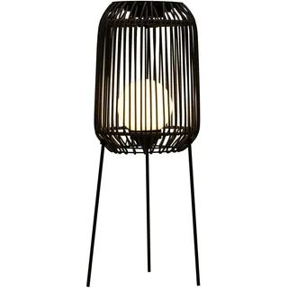 Pauleen Laterne Kunststoff, Rattan, Metall 33 lm 1 Stk. schwarz