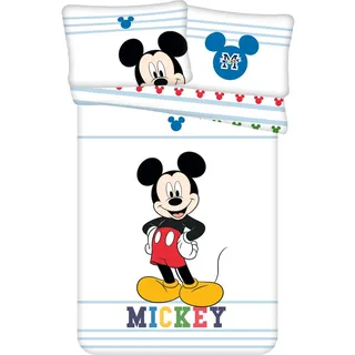 Disney Mickey Mouse Mickey Mouse" Baumwolle Kinderbettwäsche 135x100 cm / 40 x 60 cm 100%