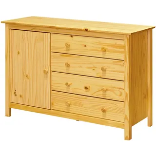 Möbilia Kommode 120 x 80 x 40 cm Beige