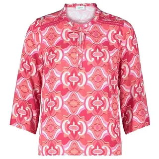 Cartoon Casual-Bluse mit Rüschen Rot 42