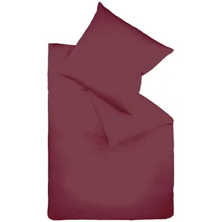 FLEURESSE Colours Mako-Satin Lila 200 x 220 cm + 3 x 80 x 80 cm