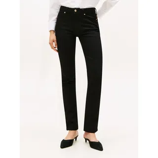 Tommy Hilfiger Ww0ww46725 Slim Mid Waist, Schwarz Black - 29 - 28