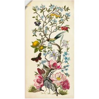 Artland Wandbild »Chinoiserie Natur II«, Pflanzen, (1 St.), als Alubild, Outdoorbild, Leinwandbild, Wandaufkleber, versch. Größen, beige