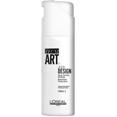 L'Oréal Professionnel Tecni.ART Fix Design Vapo Haarspray, Haarspray starker Halt, präzise Endfixierung, Haltfaktor 5 von 6, 200 ml