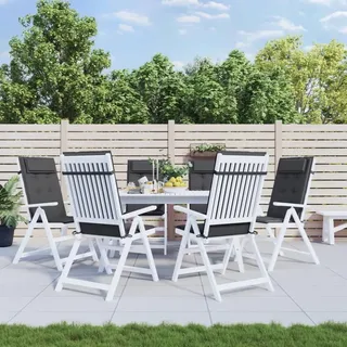 Möbel Hochlehner-Auflagen 6 Stk. Anthrazit Oxford-Gewebe - Gartenmöbelauflagen 361876 - Grau