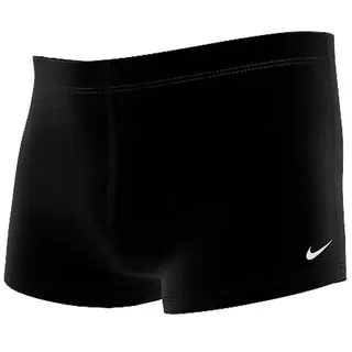 Nike Swim Poly Solid Square Leg Badehose Boxer - Black - 8-9 Jahre
