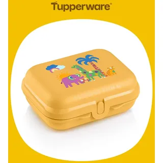 Tupperware to Go Twin kleine Snackbox Safari für Kinder gelb - Gelb