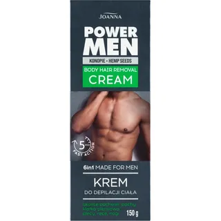Joanna Men's Body Enthaarungscreme - Sanfte Haarentfernung, 150 g